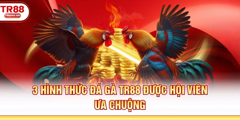 3 hình thức đá gà TR88 được hội viên ưa chuộng